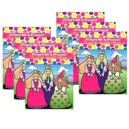 Do-A-Dot Art® Picture Me A Princess Creative Art & Activity Book, 6ct.